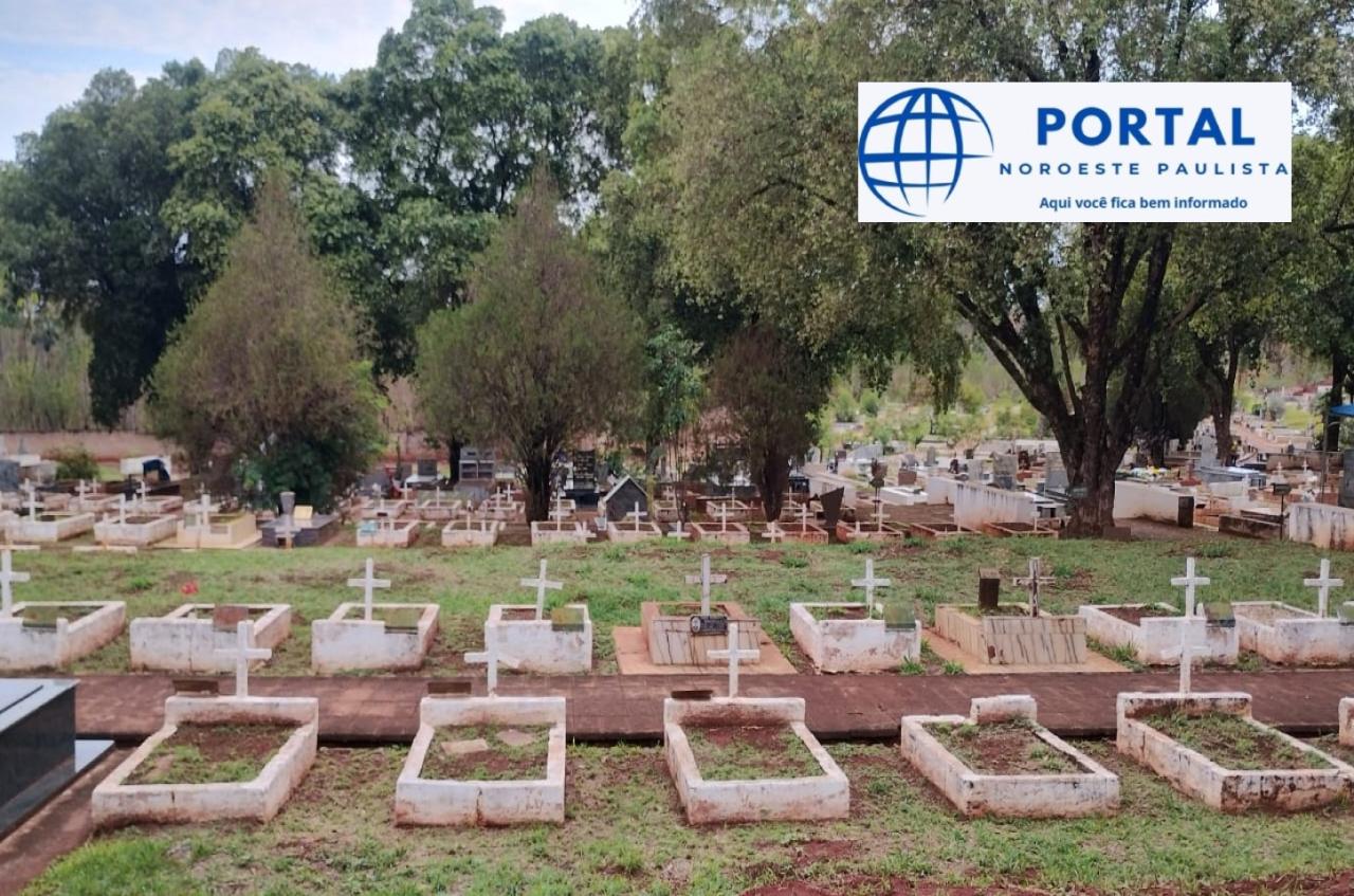 Dia de Finados: Cemitério de Ilha Solteira recebe fiéis para homenagens aos entes queridos