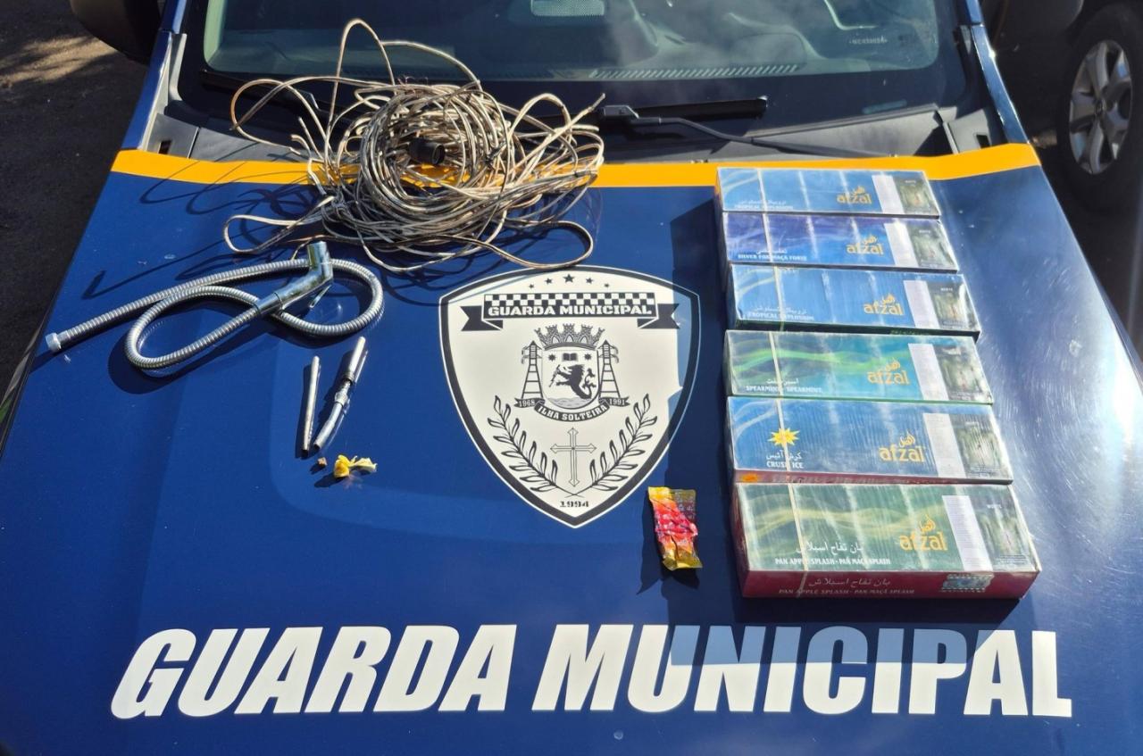 Guarda Municipal detém dois homens por furto de fiação elétrica no Lanchódromo