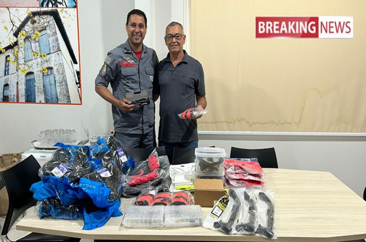 Estação de Bombeiros de Ilha Solteira recebe equipamentos de mergulho doados pela Prefeitura de Itapura  Subtítulo: