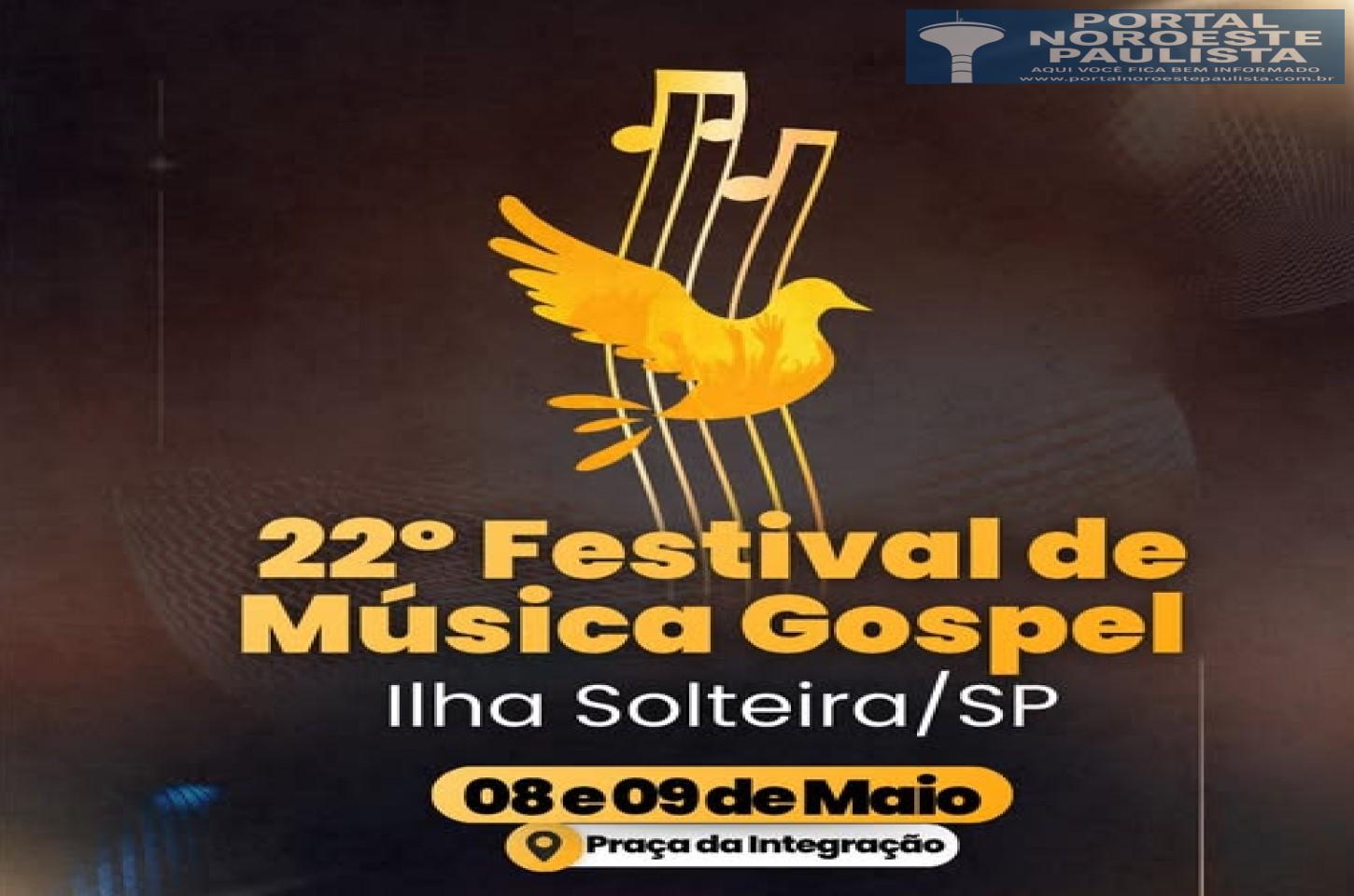 Prefeitura de Ilha Solteira abre inscrições para o 22º Festival de Música Gospel