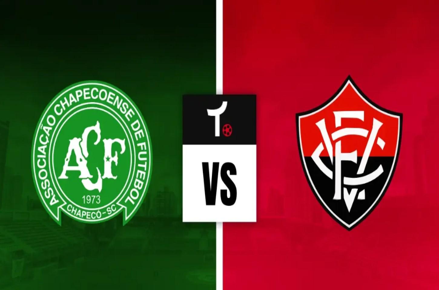 Chapecoense e Vitória empatam em jogo equilibrado pela rodada do Brasileirão