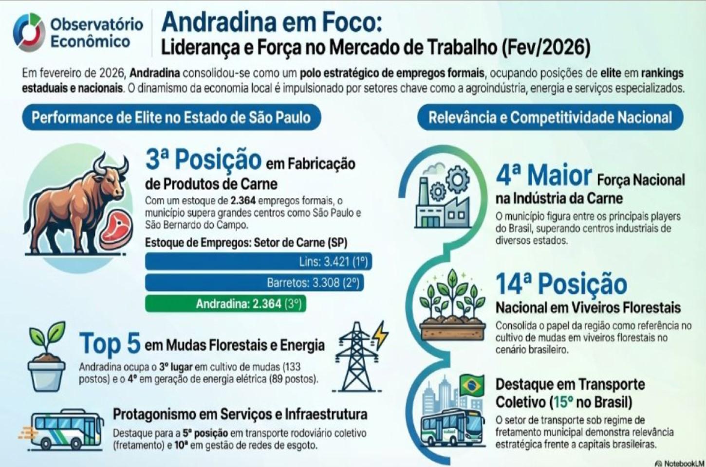 ANDRADINA SE DESTACA NA GERAÇÃO DE EMPREGOS E GANHA PROTAGONISMO NO ESTADO E NO PAÍS