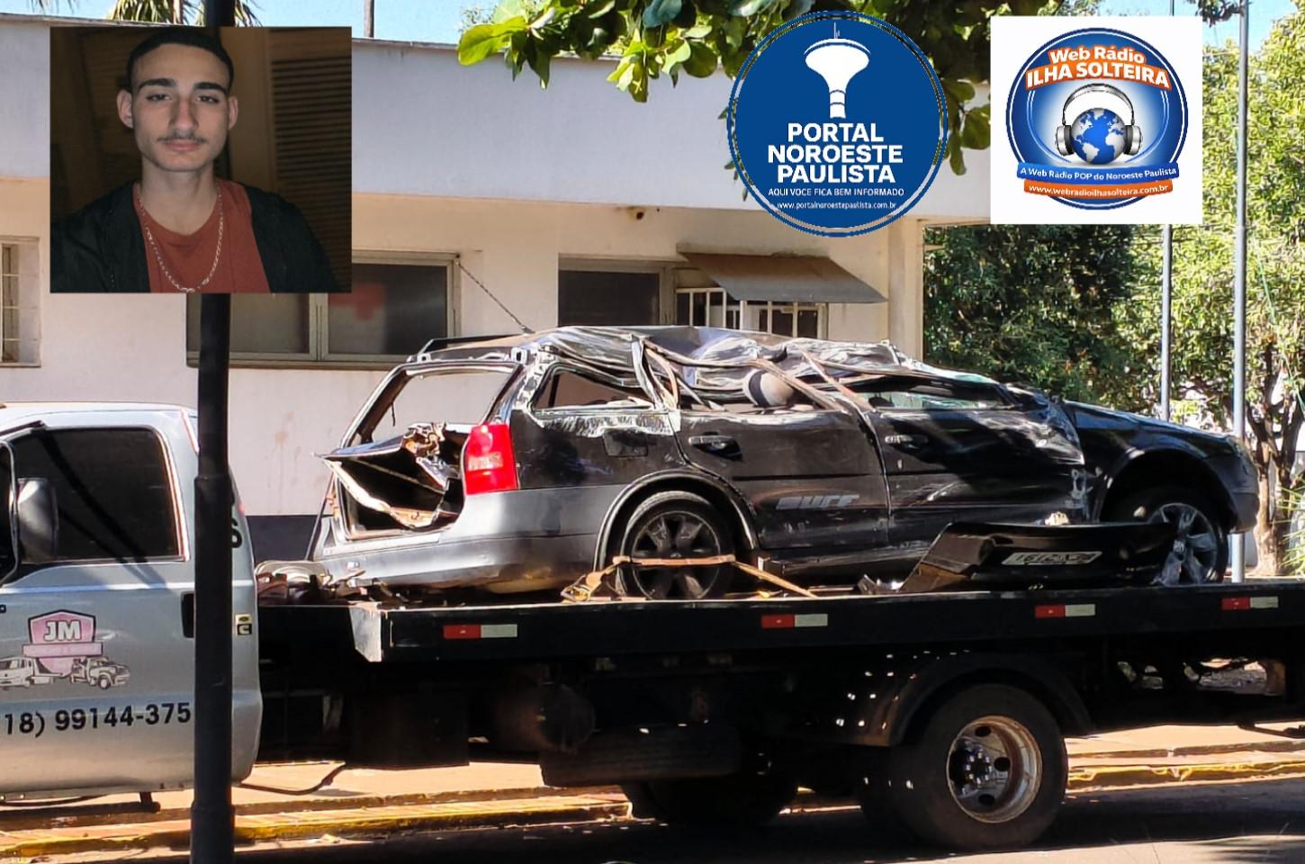 Capotamento na madrugada mata estudante da Unesp em Ilha Solteira