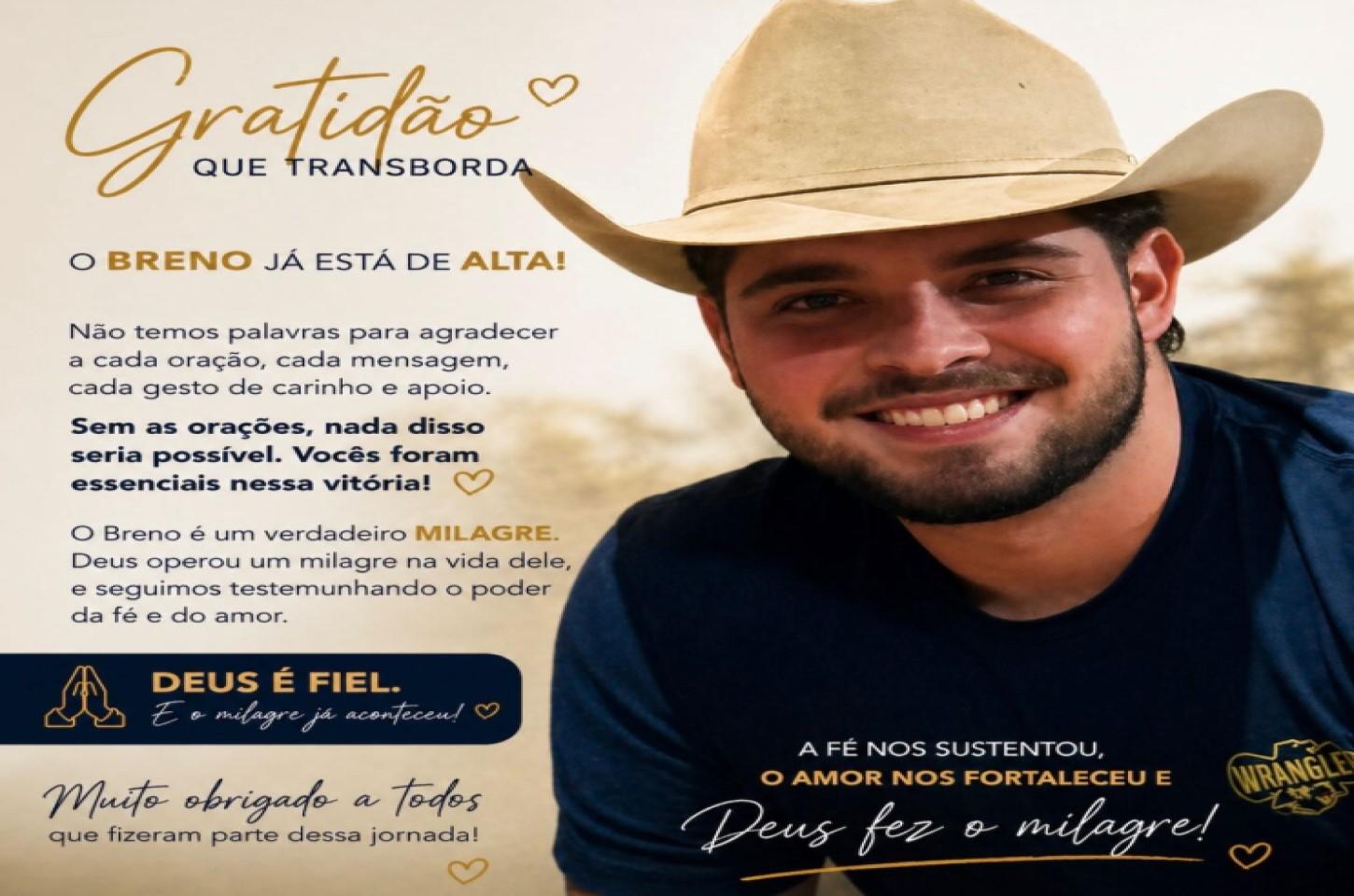 Estudante recebe alta após grave acidente em Ilha Solteira; família fala em “milagre”