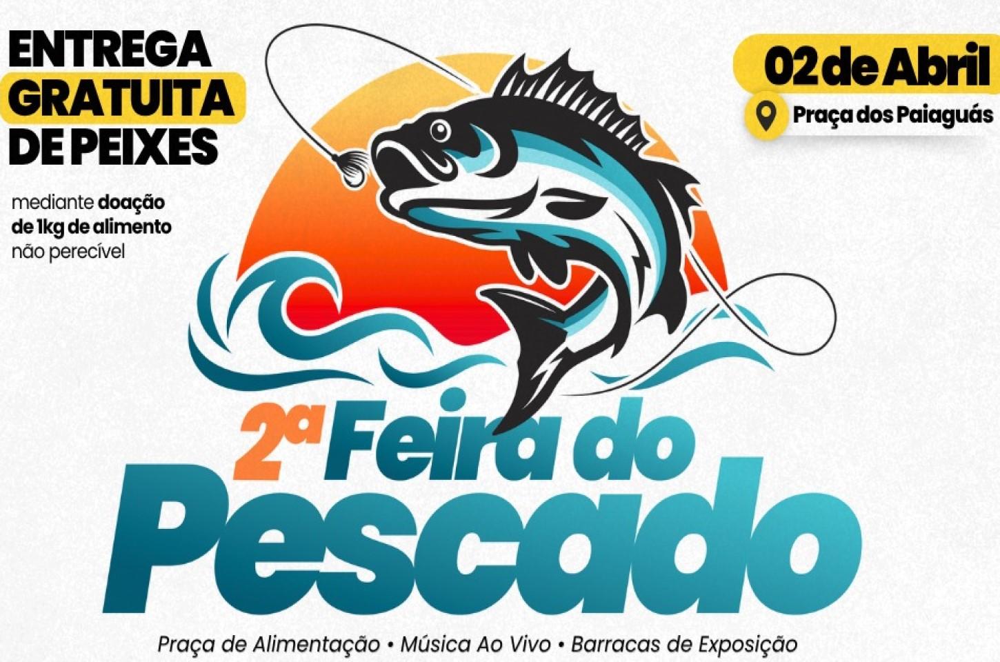 Praça dos Paiaguás recebe 2ª Feira do Pescado com atrações e ação solidária