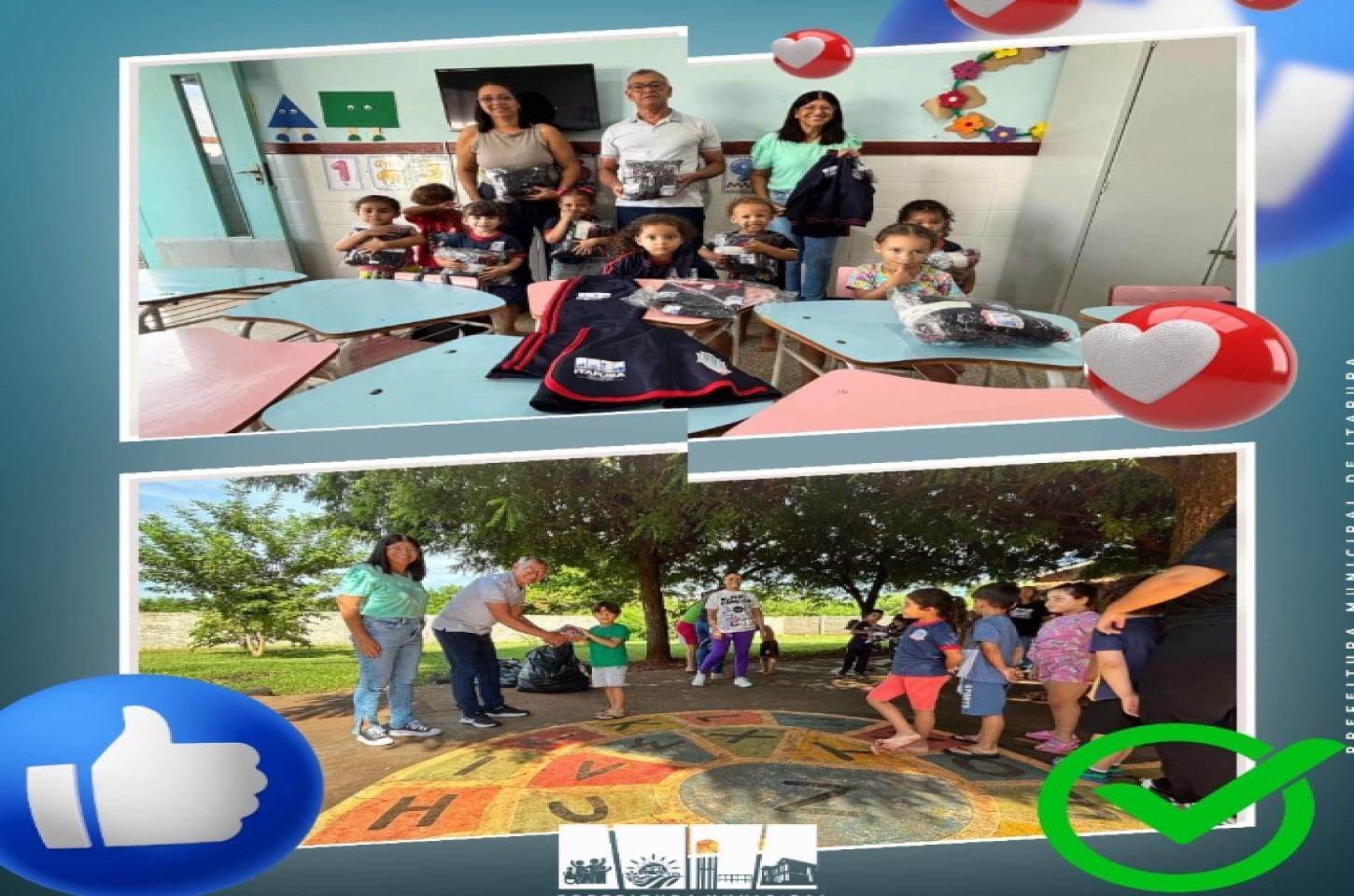 Prefeitura de Itapura inicia entrega de uniformes escolares para mais de 450 alunos