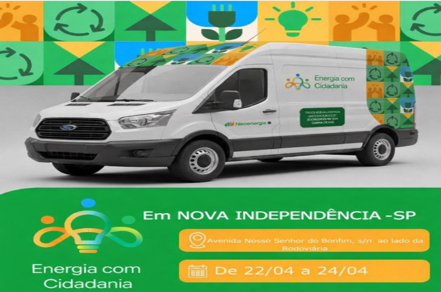 Projeto “Energia com Cidadania” oferece serviços gratuitos à população em Nova Independência