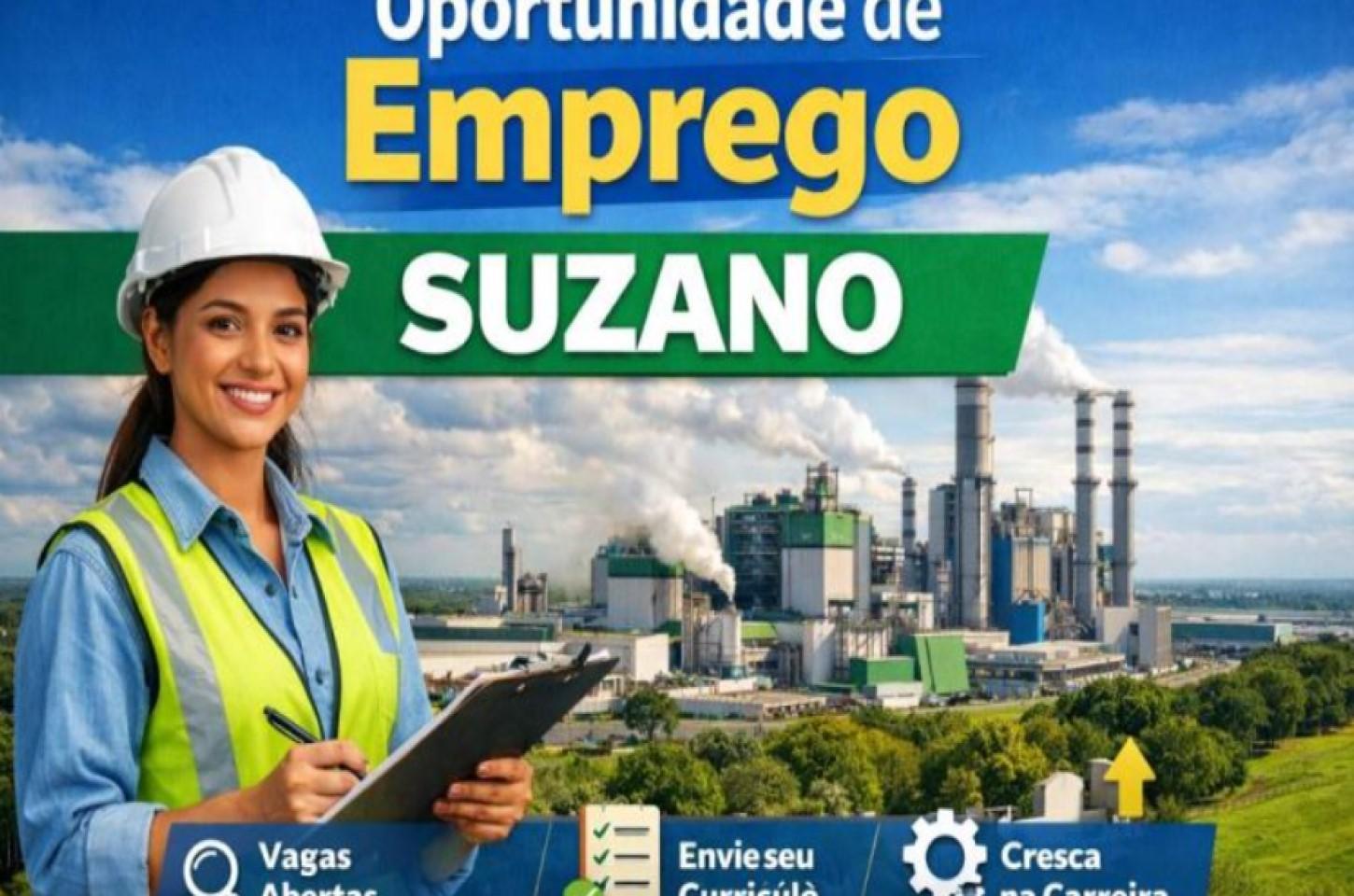 Suzano abre sete processos seletivos em MS com vagas em diversas áreas