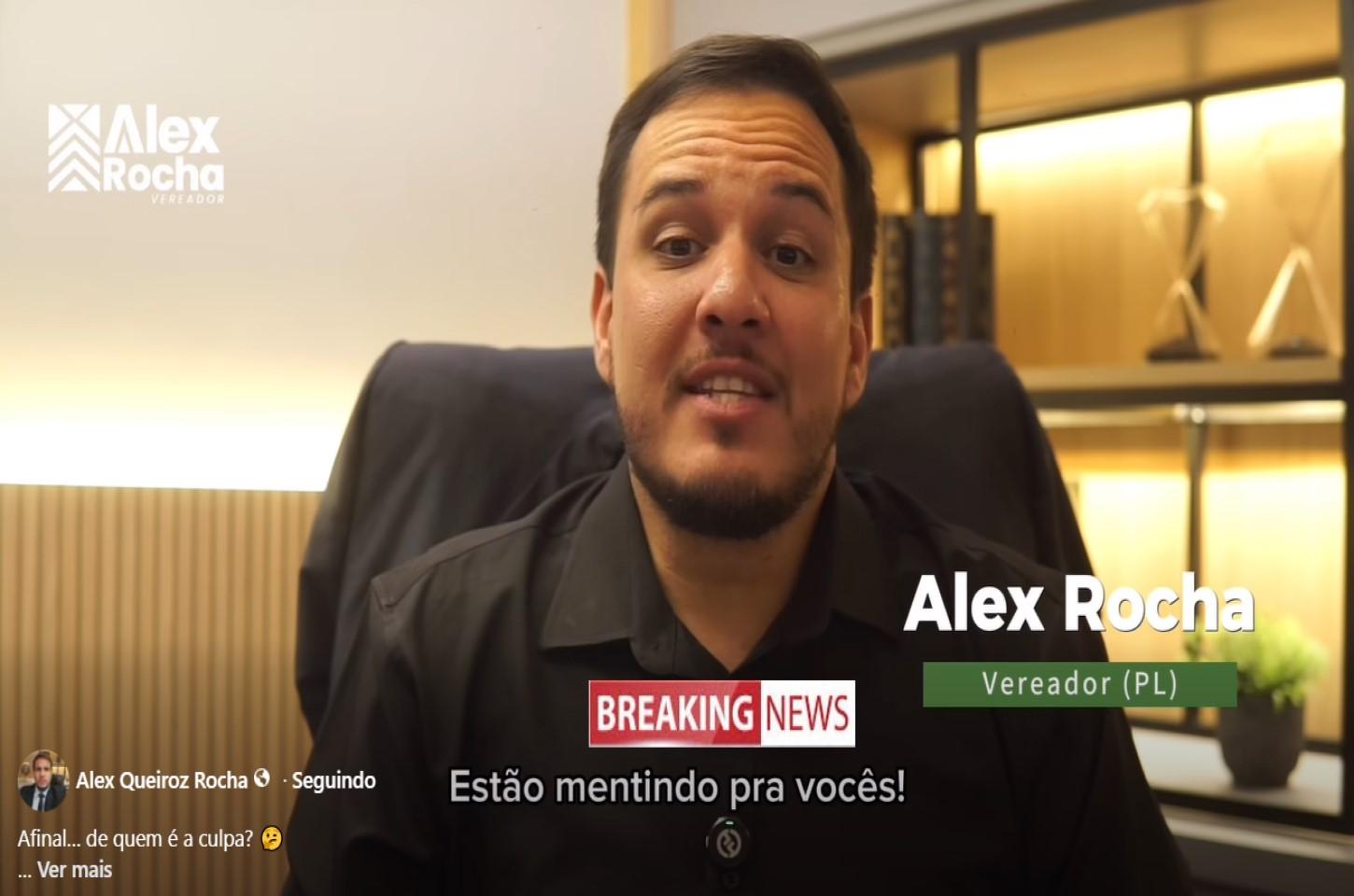 Vereador Alex Rocha denuncia “mentiras” e expõe bastidores da contratação da limpeza em Ilha Solteira