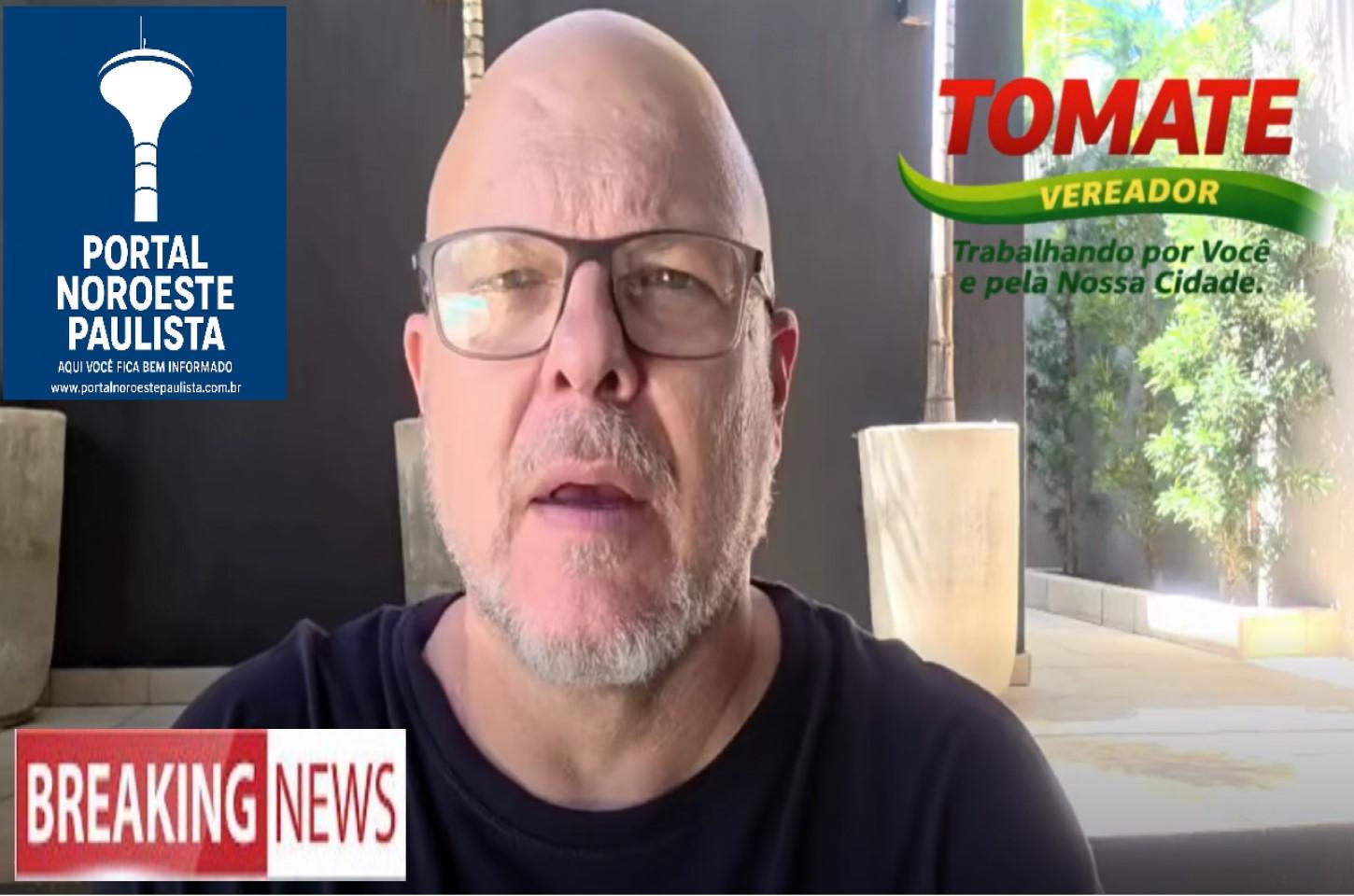 Vereador Tomate denuncia supostas irregularidades e promete levar casos à Câmara e órgãos de controle