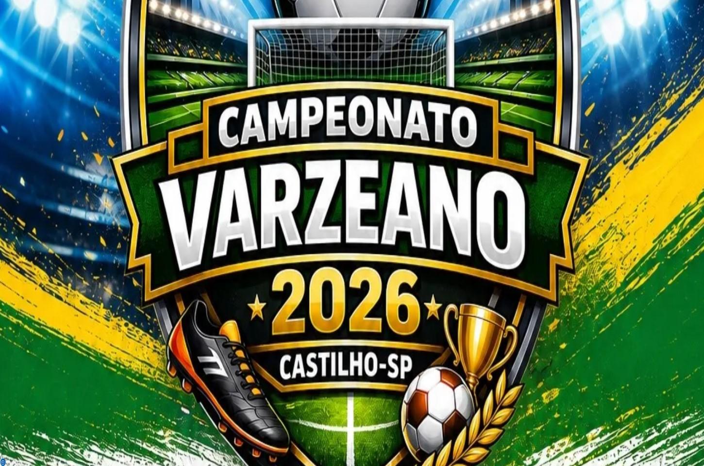 Campeonato Varzeano de Castilho 2026 abre inscrições e promete movimentar o futebol amador da cidade