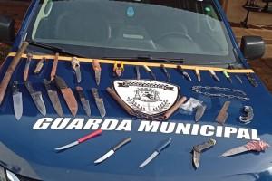 GCM de Ilha Solteira registra 30 apreensões de armas brancas em quatro meses