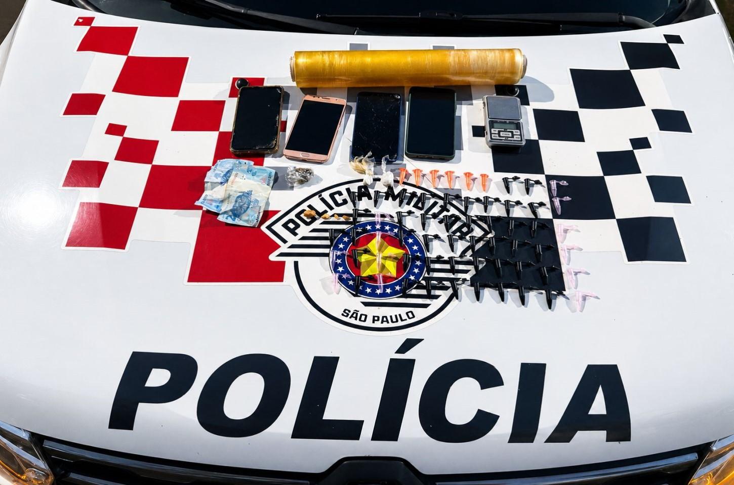 Polícia Militar prende homem por tráfico de drogas após operação em Ilha Solteira