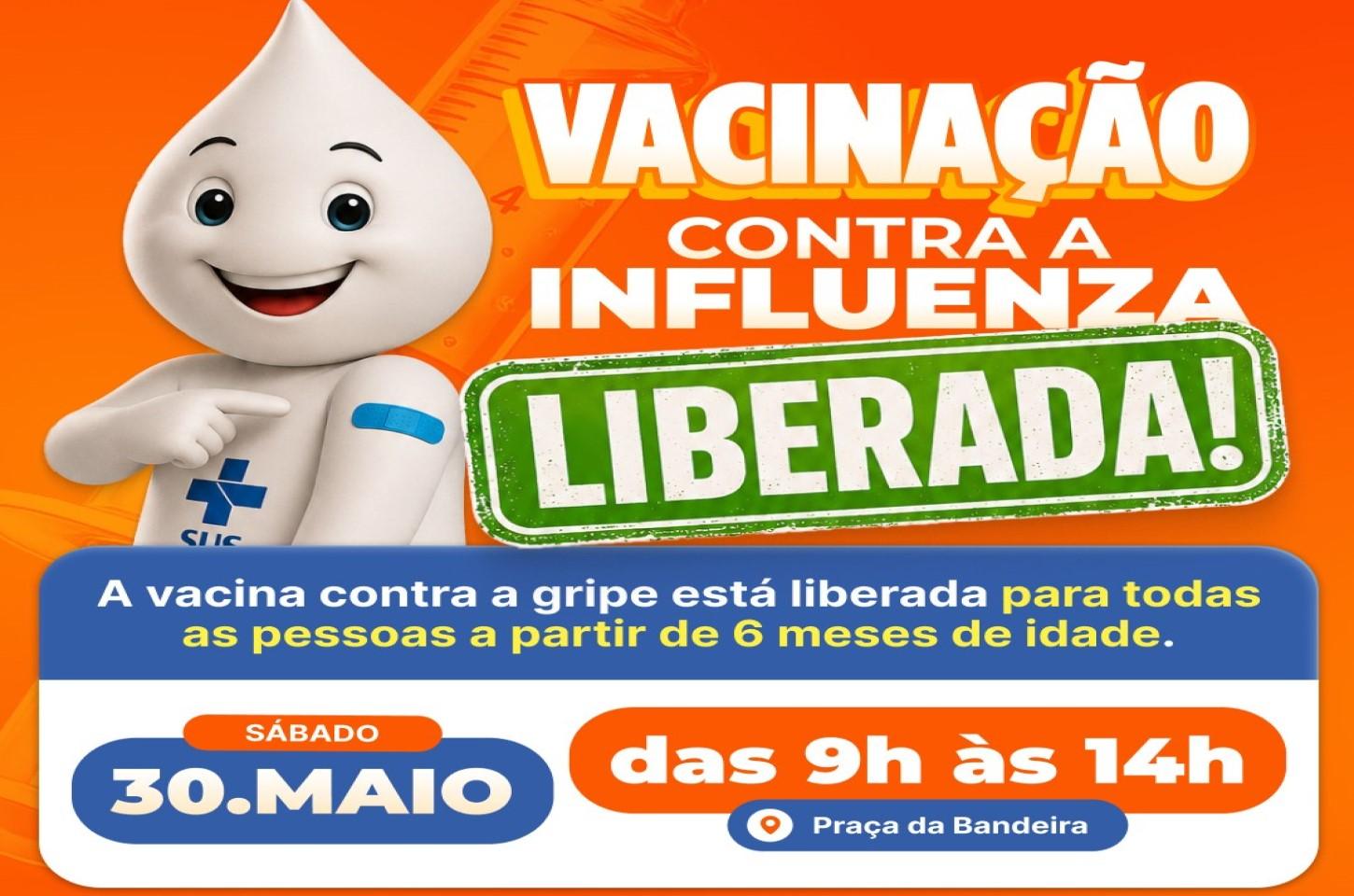 Vacinação contra a gripe é liberada para toda a população em Pereira Barreto