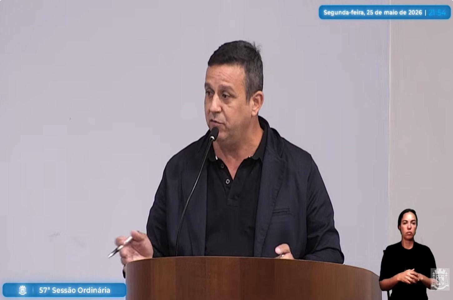 Vereador Valdir do Moto Táxi cobra retomada do Cidade Limpa, melhores condições para a Guarda Municipal e participação popular na saúde
