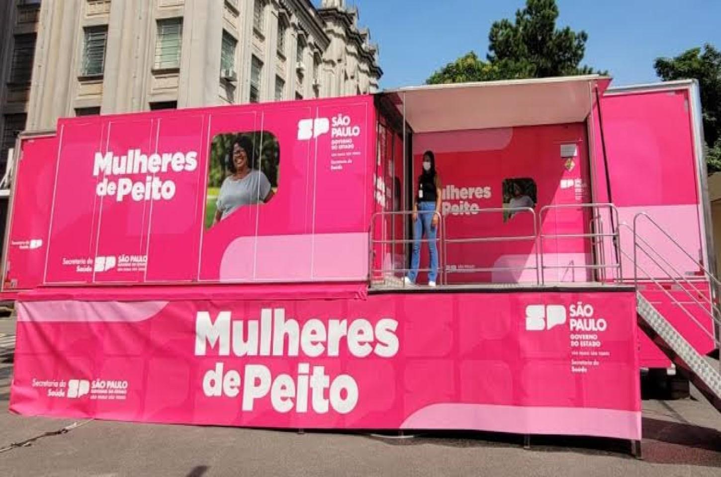 Carretas de Mamografia contemplam mulheres com exames gratuitos em 10 municípios; saiba quais