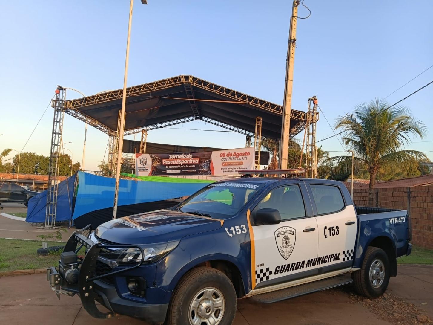 GCM reforça segurança durante Torneio de Pesca Esportiva no Porto de Navegação de Ilha Solteira