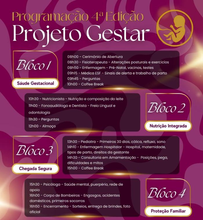 Projeto Gestar reúne profissionais e orienta gestantes sobre gravidez, parto e cuidados com o bebê
