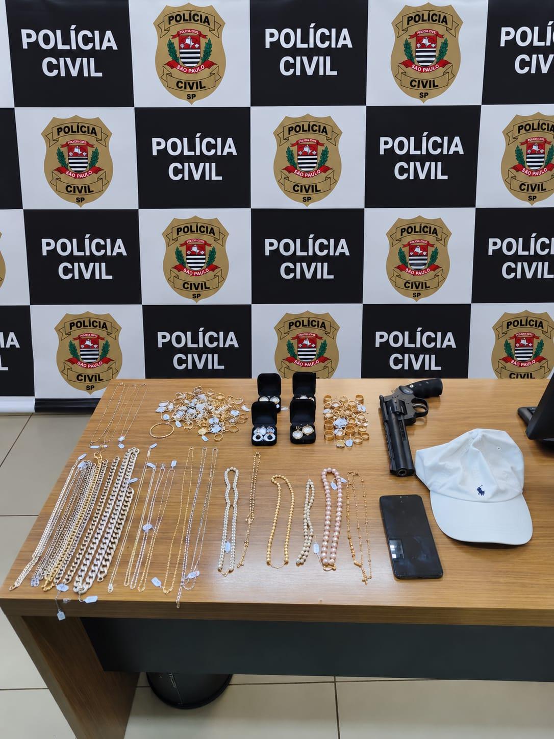 Polícia Civil deflagra Operação “Aurum” para investigar roubo a joalheria em Araçatuba