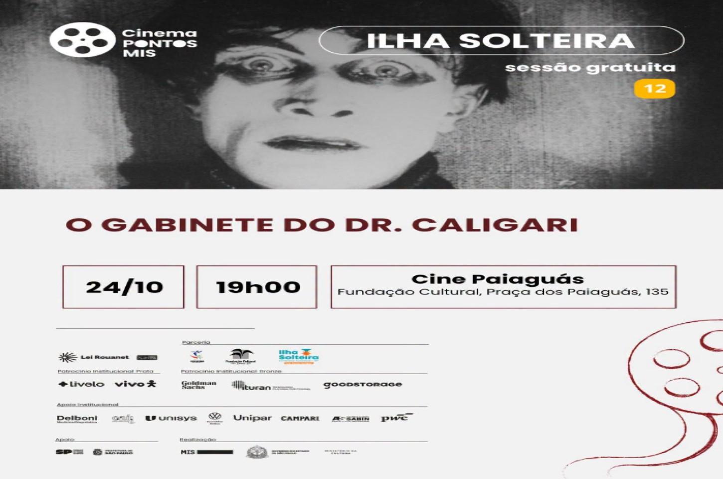 ILHA SOLTEIRA: CINE PAIAGUÁS EXIBE CLÁSSICO DO CINEMA DE TERROR ALEMÃO NESTE SÁBADO