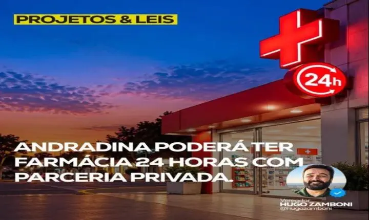 ANDRADINA: Câmara aprova projeto que pode ampliar acesso a medicamentos durante a noite e nos feriados