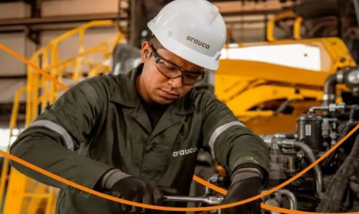 Arauco abre inscrições para curso gratuito de formação de mecânicos com foco no setor florestal