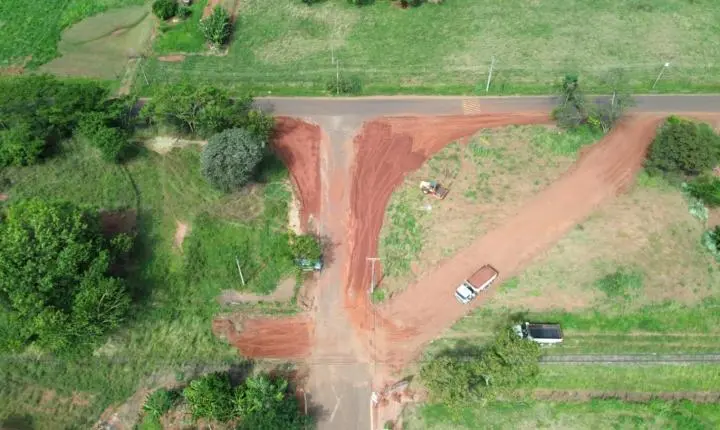 Atenção Motoristas: Andradina terá desvio no trânsito para obra de rotatória no bairro Planalto