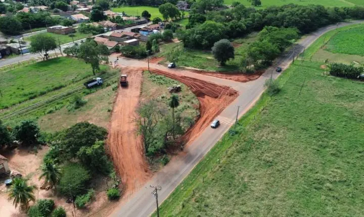 Atenção Motoristas: Andradina terá desvio no trânsito para obra de rotatória no bairro Planalto