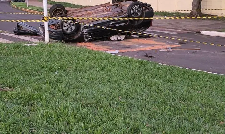 Capotamento na madrugada mata estudante da Unesp em Ilha Solteira