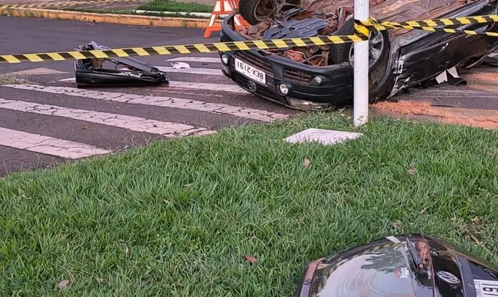Capotamento na madrugada mata estudante da Unesp em Ilha Solteira
