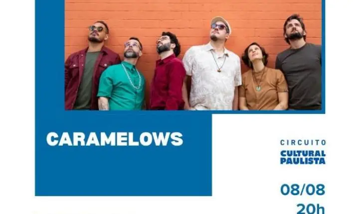 Caramelows abre programação da 8ª FLIS com show gratuito em Ilha Solteira