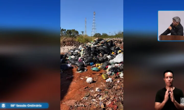 Denúncia de descarte irregular de lixo domina debate na Câmara de Ilha Solteira