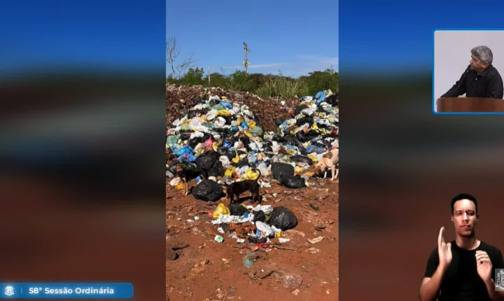 Denúncia de descarte irregular de lixo domina debate na Câmara de Ilha Solteira