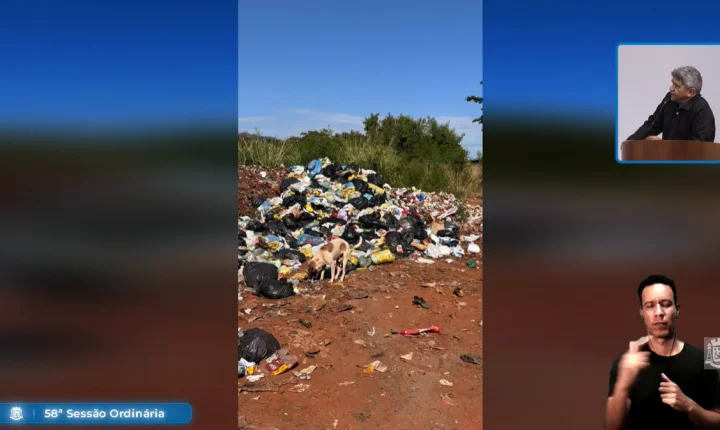 Denúncia de descarte irregular de lixo domina debate na Câmara de Ilha Solteira