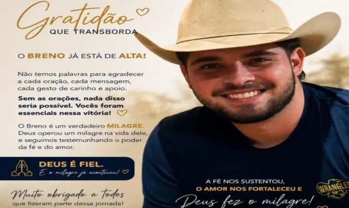 Estudante recebe alta após grave acidente em Ilha Solteira; família fala em “milagre”