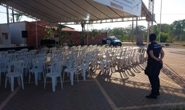 GCM acompanha cerimônia de entrega de títulos de Legitimação Fundiária no Bairro Porto