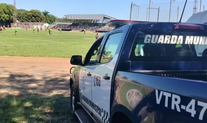 GCM realiza ação preventiva durante Copa Poly Sport de Futebol em Ilha Solteira