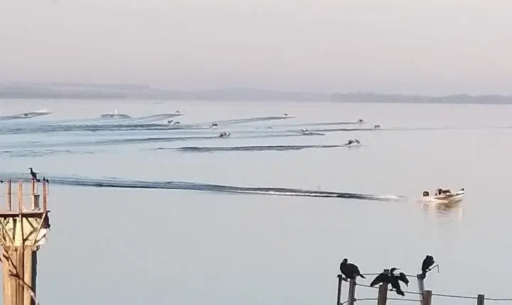 GCM reforça segurança durante Torneio de Pesca Esportiva no Porto de Navegação de Ilha Solteira