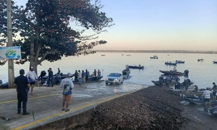 GCM reforça segurança durante Torneio de Pesca Esportiva no Porto de Navegação de Ilha Solteira