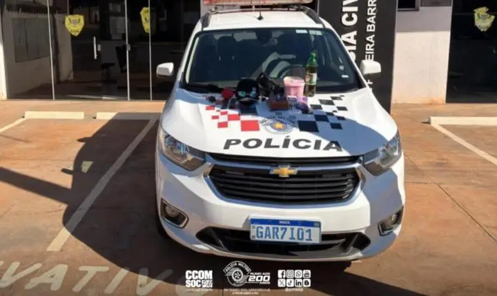 Homem é preso em flagrante após invadir residência e furtar diversos objetos em Pereira Barreto