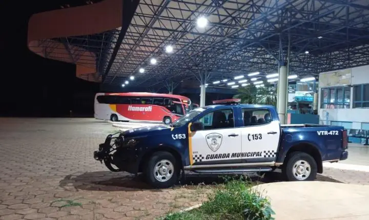 GCM prende em flagrante suspeito de tentativa de homicídio no Terminal Rodoviário de Ilha Solteira