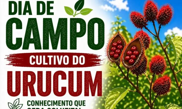 Ilha Solteira promove “Dia de Campo” sobre cultivo de urucum com palestra prática e troca de experiências