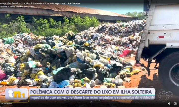 Lixo orgânico, versões contraditórias e ação da CETESB ampliam crise ambiental em Ilha Solteira
