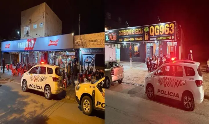 Polícia Militar autua estabelecimentos durante operação contra perturbação do sossego em Ilha Solteira