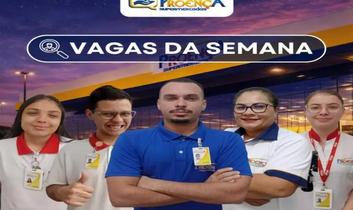 Supermercados Proença abre novas vagas de emprego em Ilha Solteira para duas unidades