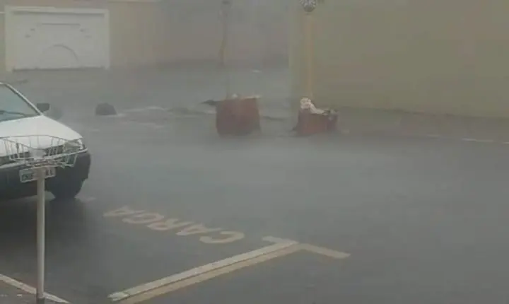 Temporal com ventos fortes provoca danos em Andradina  