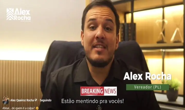 Vereador Alex Rocha denuncia “mentiras” e expõe bastidores da contratação da limpeza em Ilha Solteira